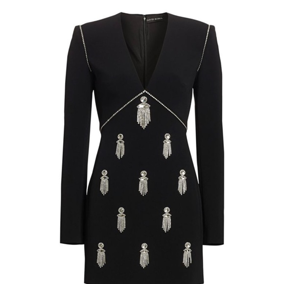 đź’—EXQUISITEđź’—DAVID KOMA HANGING CRYSTAL EMBELLISHED MOTIF MINI SAKS FIFTH AVENUE - Picture 4 of 17